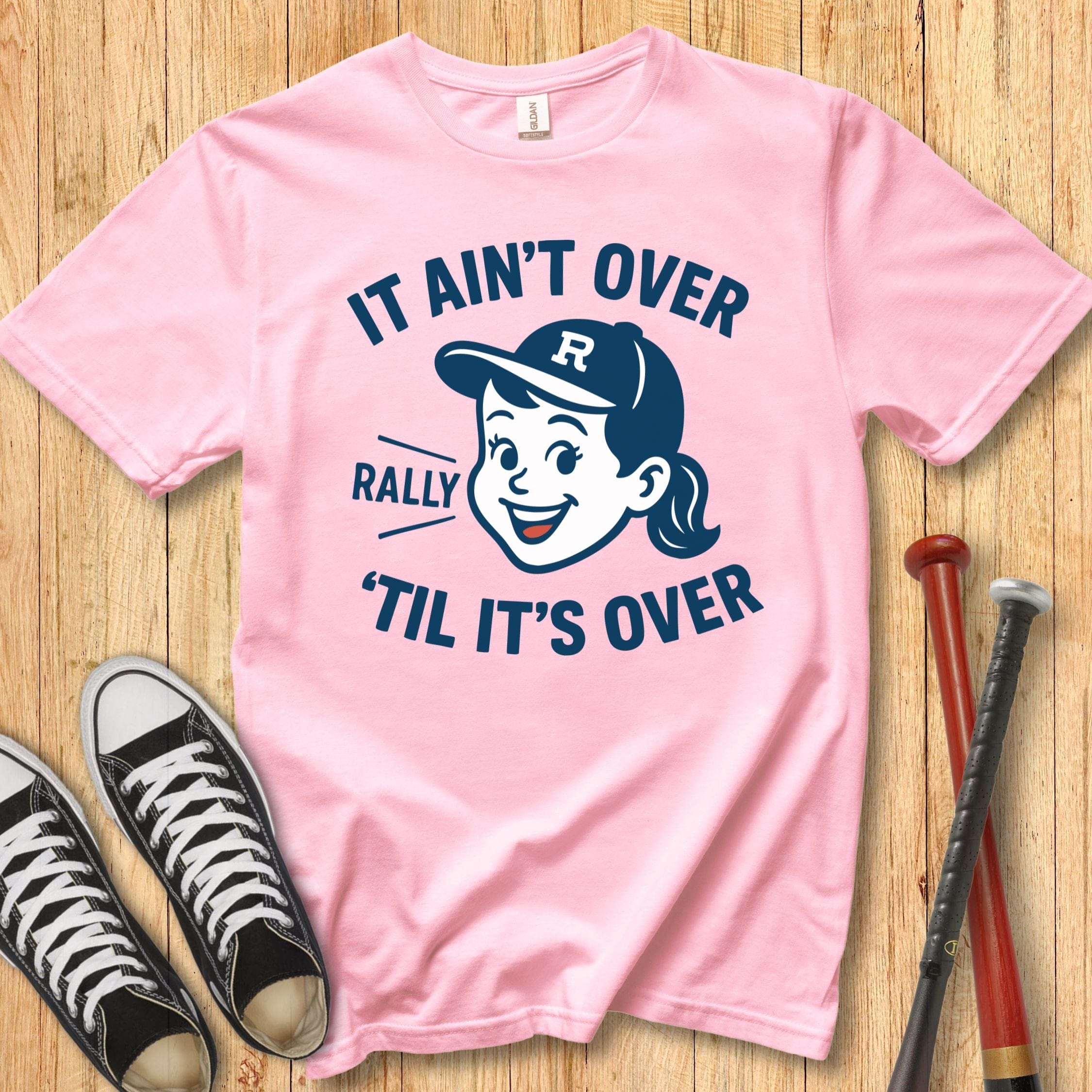 It Ain't Over Girl Mascot Youth Tee