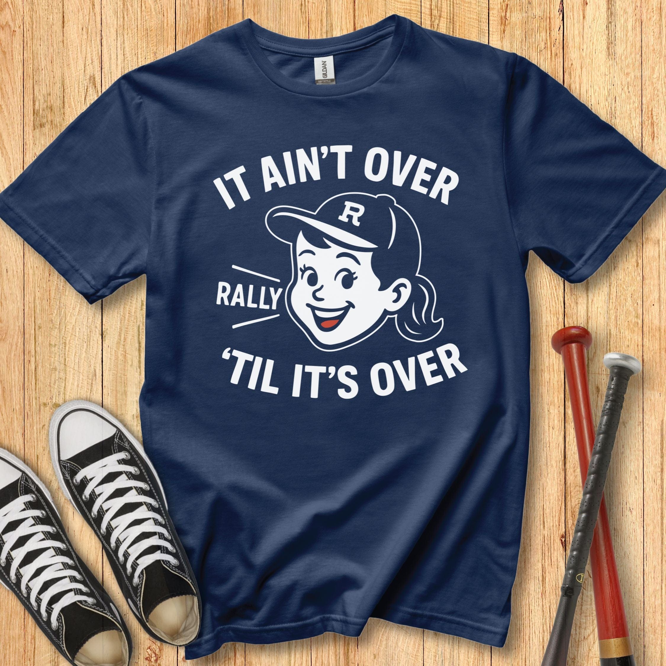 It Ain't Over Girl Mascot Youth Tee