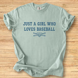 Just a Girl Baseball Premium Tee