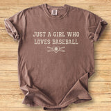 Just a Girl Baseball Premium Tee