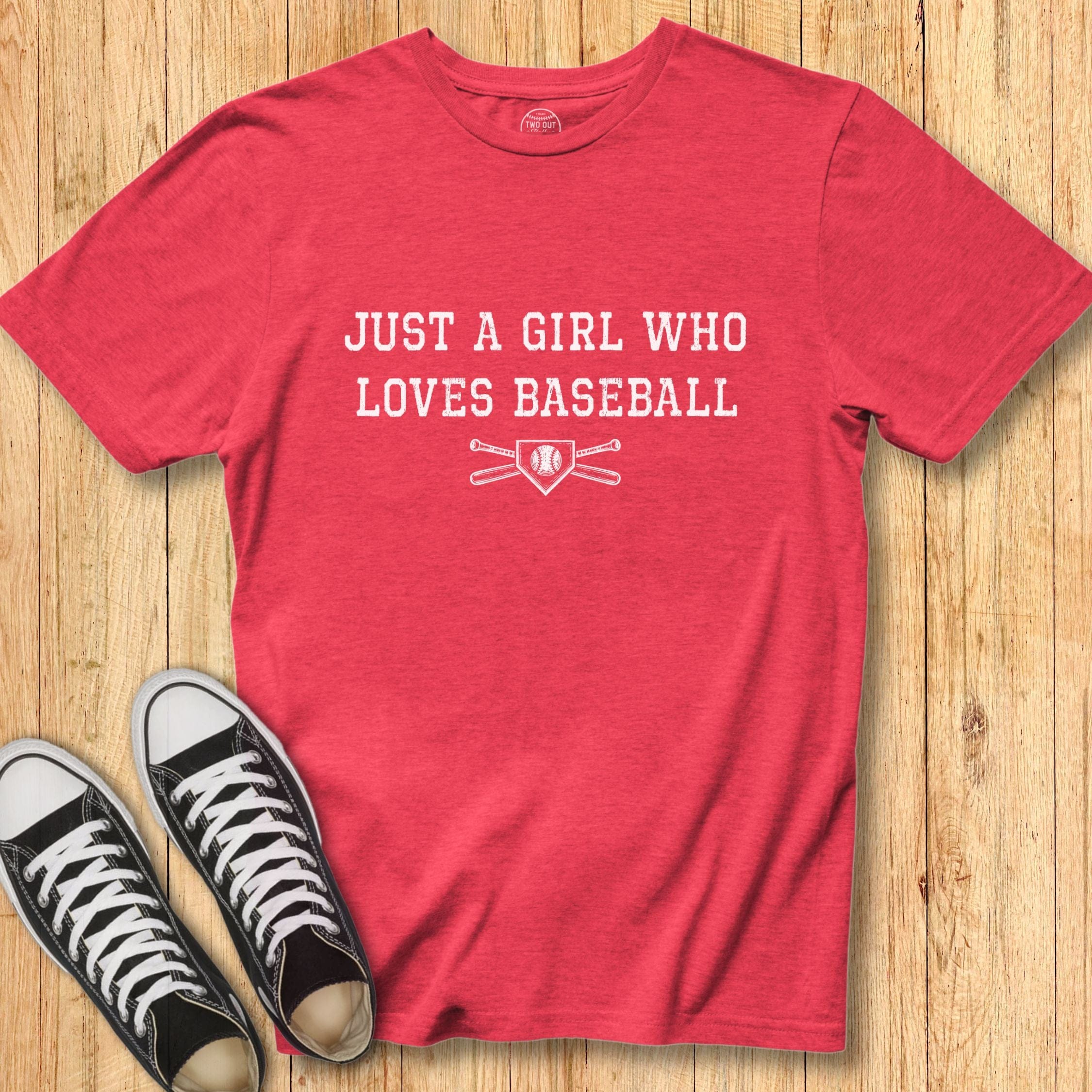 Just a Girl Baseball Tee
