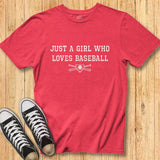 Just a Girl Baseball Tee