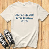 Just a Girl Baseball Tee