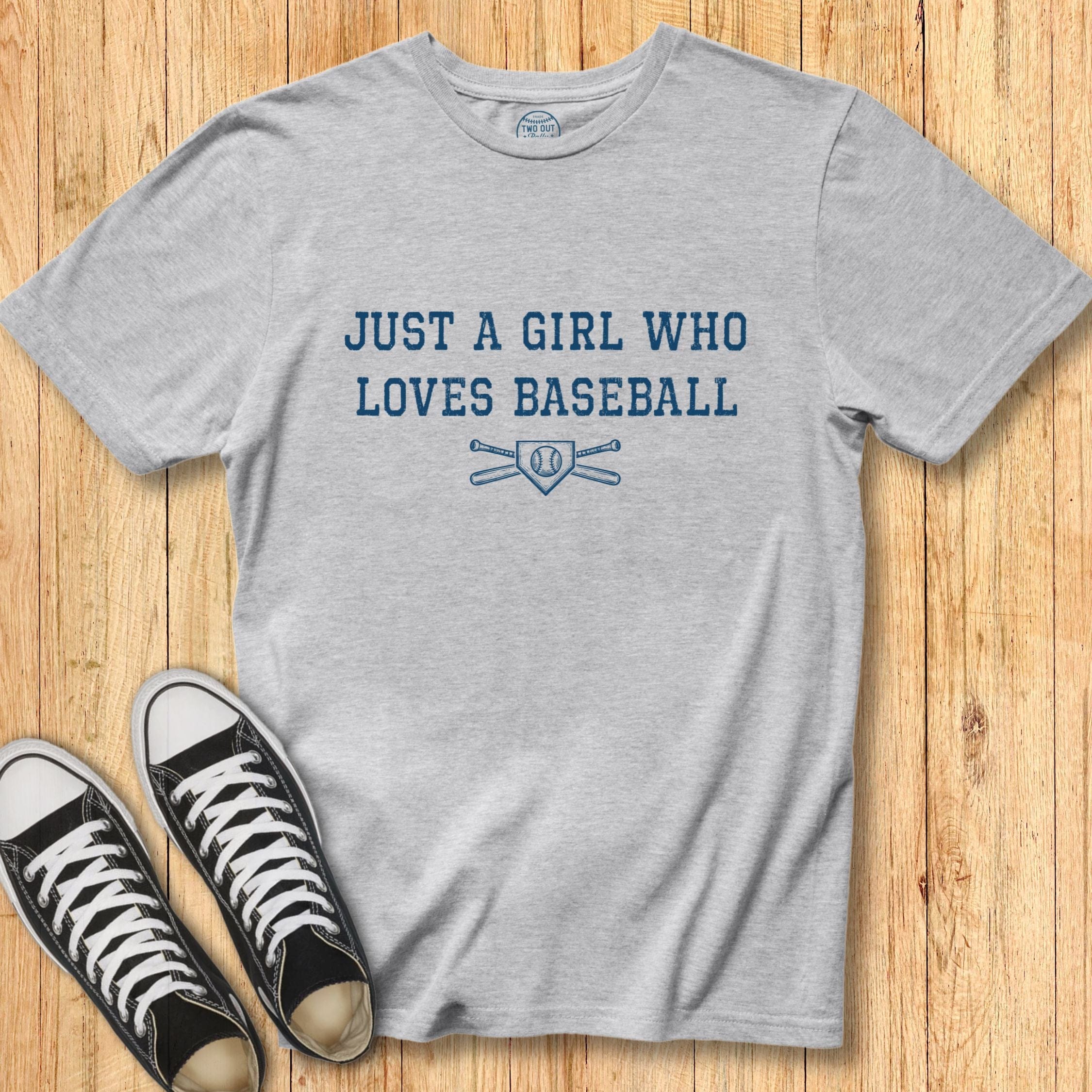 Just a Girl Baseball Tee