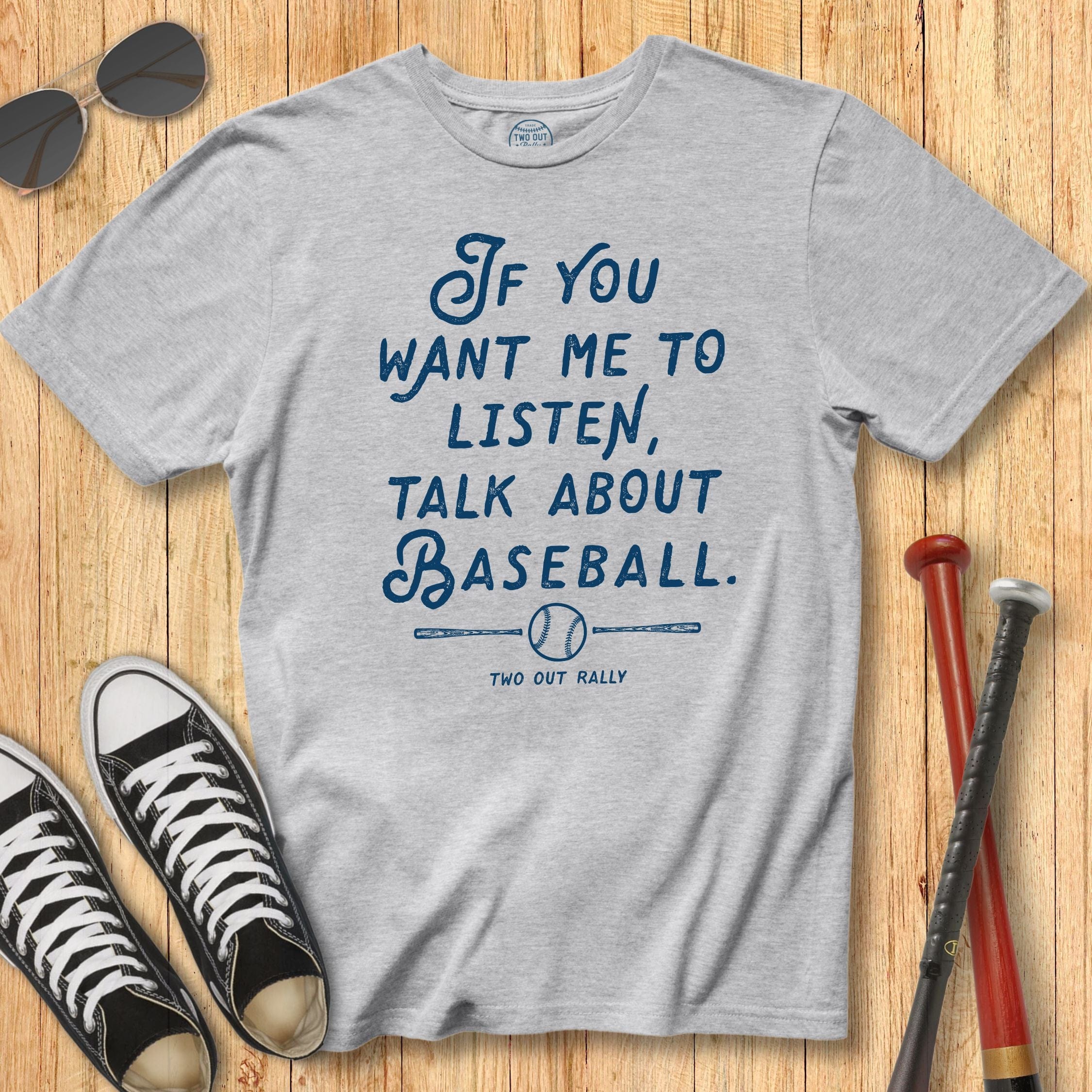 Listen Baseball Tee