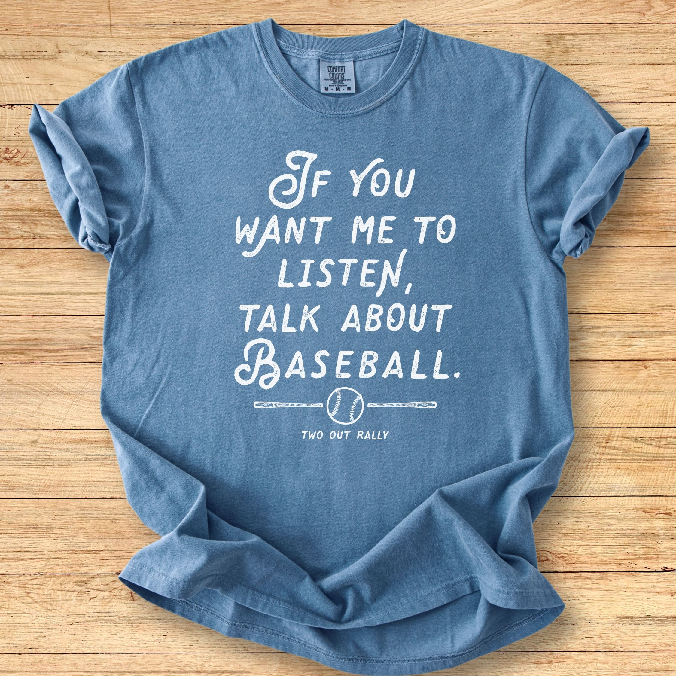 Listen Baseball Premium Tee