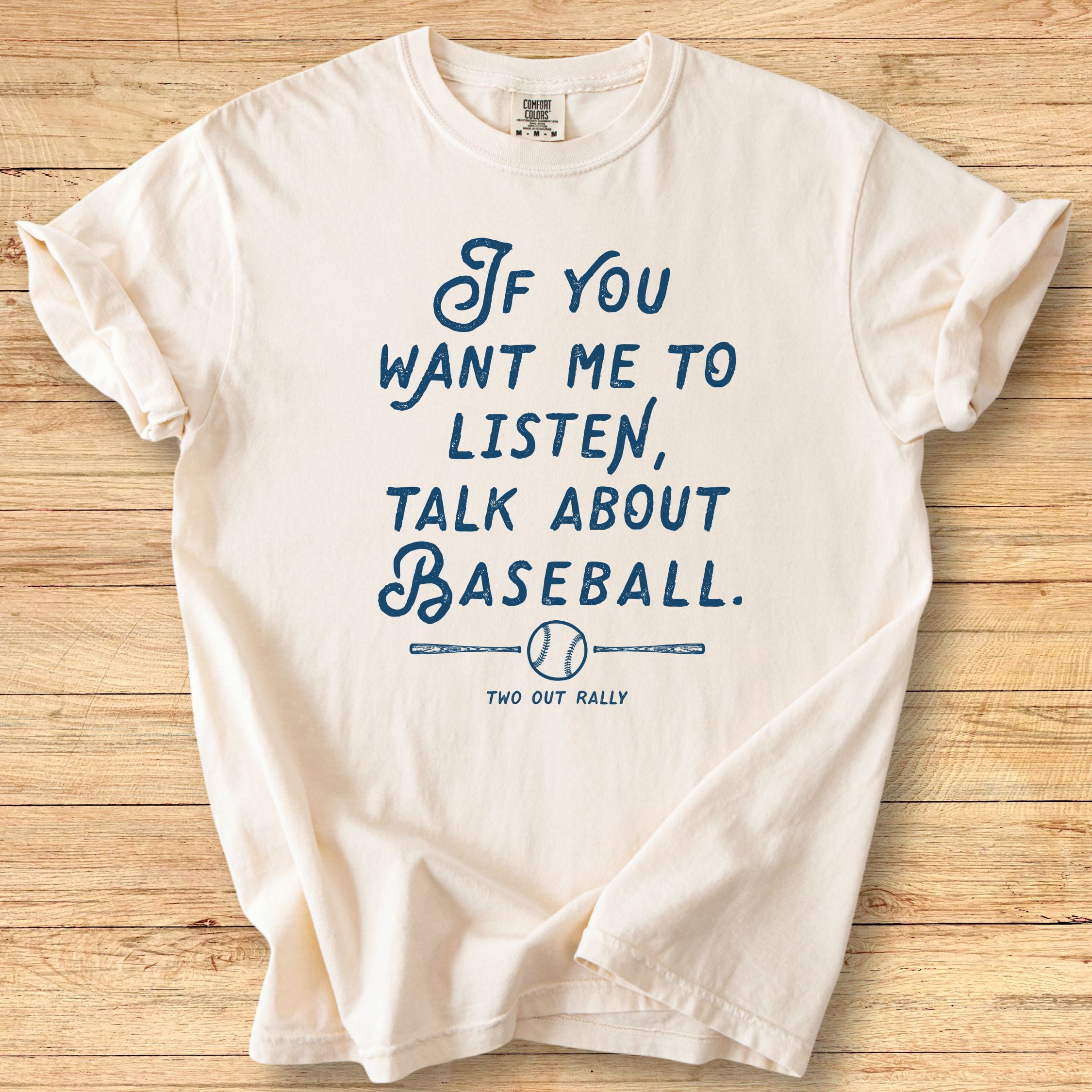 Listen Baseball Premium Tee