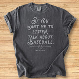 Listen Baseball Premium Tee