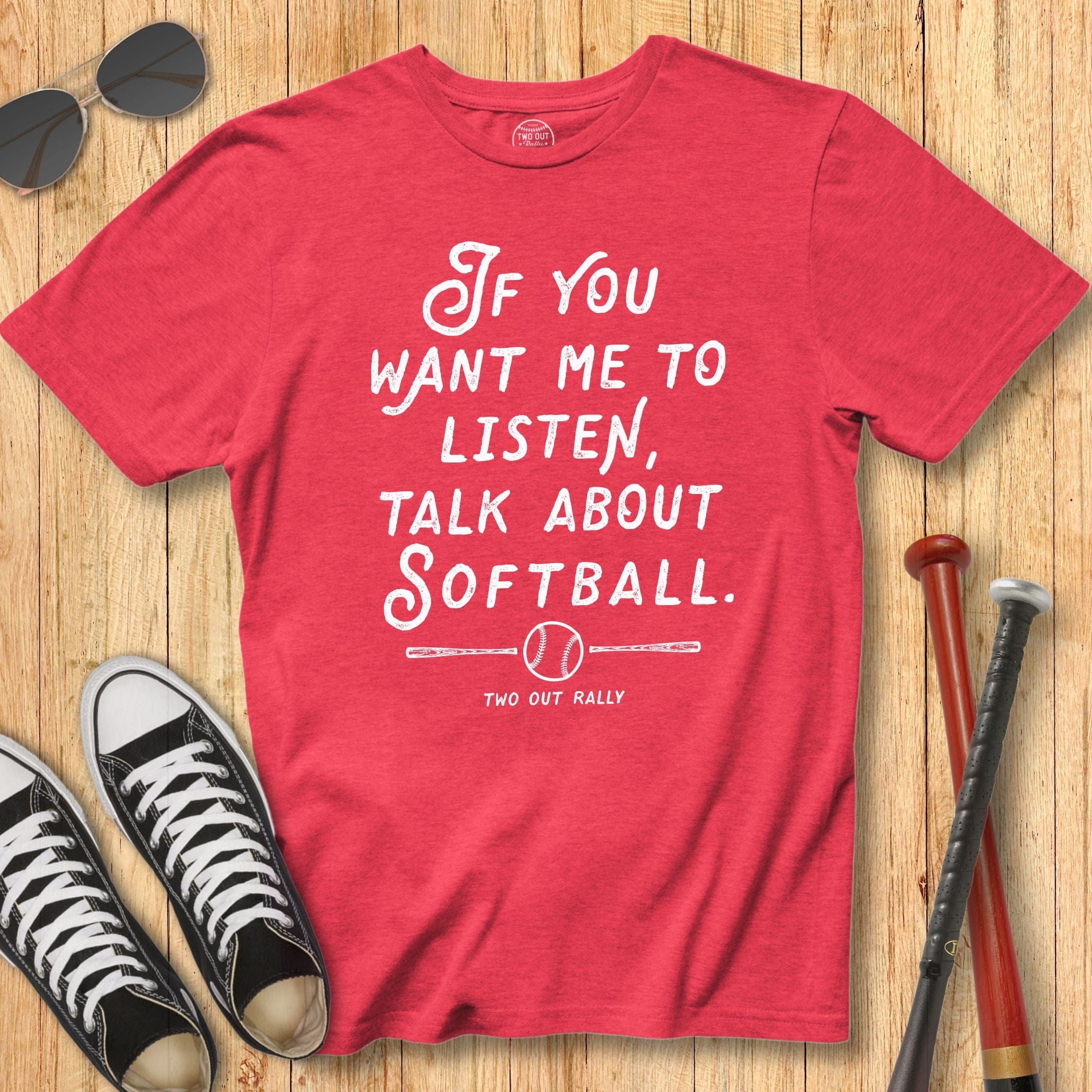Listen Softball Tee