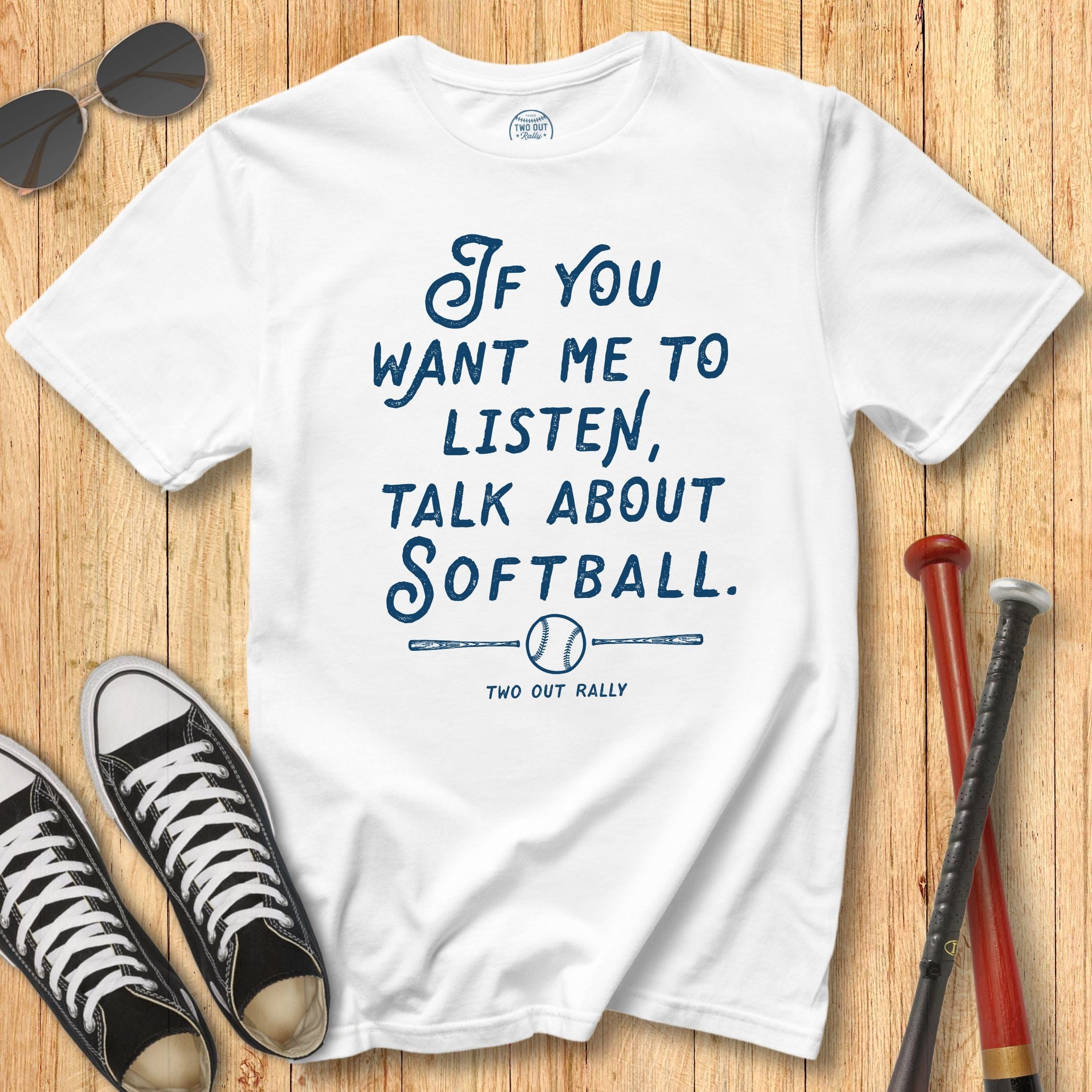 Listen Softball Tee
