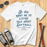 Listen Softball Tee