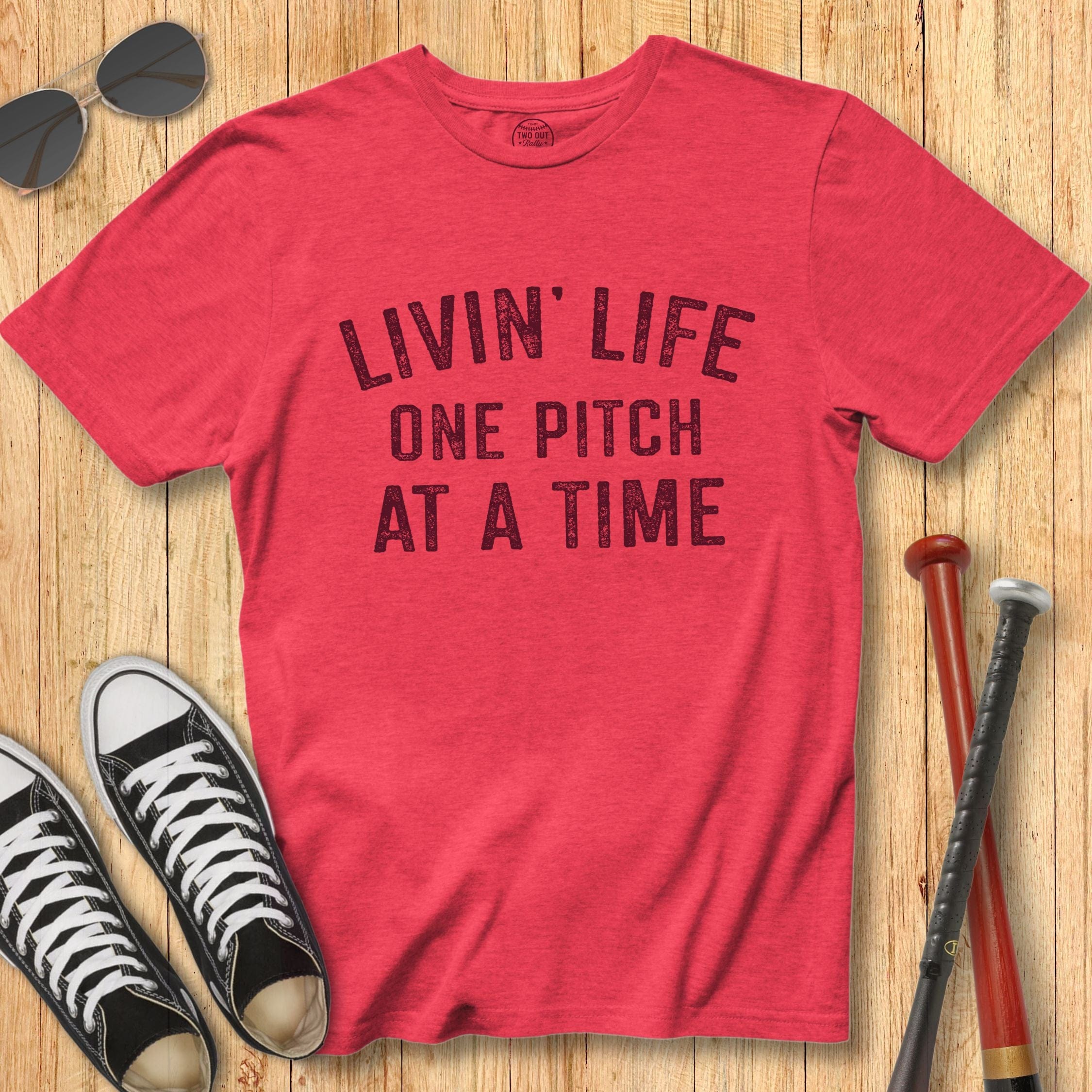 Livin' Life Pitch Stamp Tee