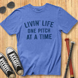 Livin' Life Pitch Stamp Tee