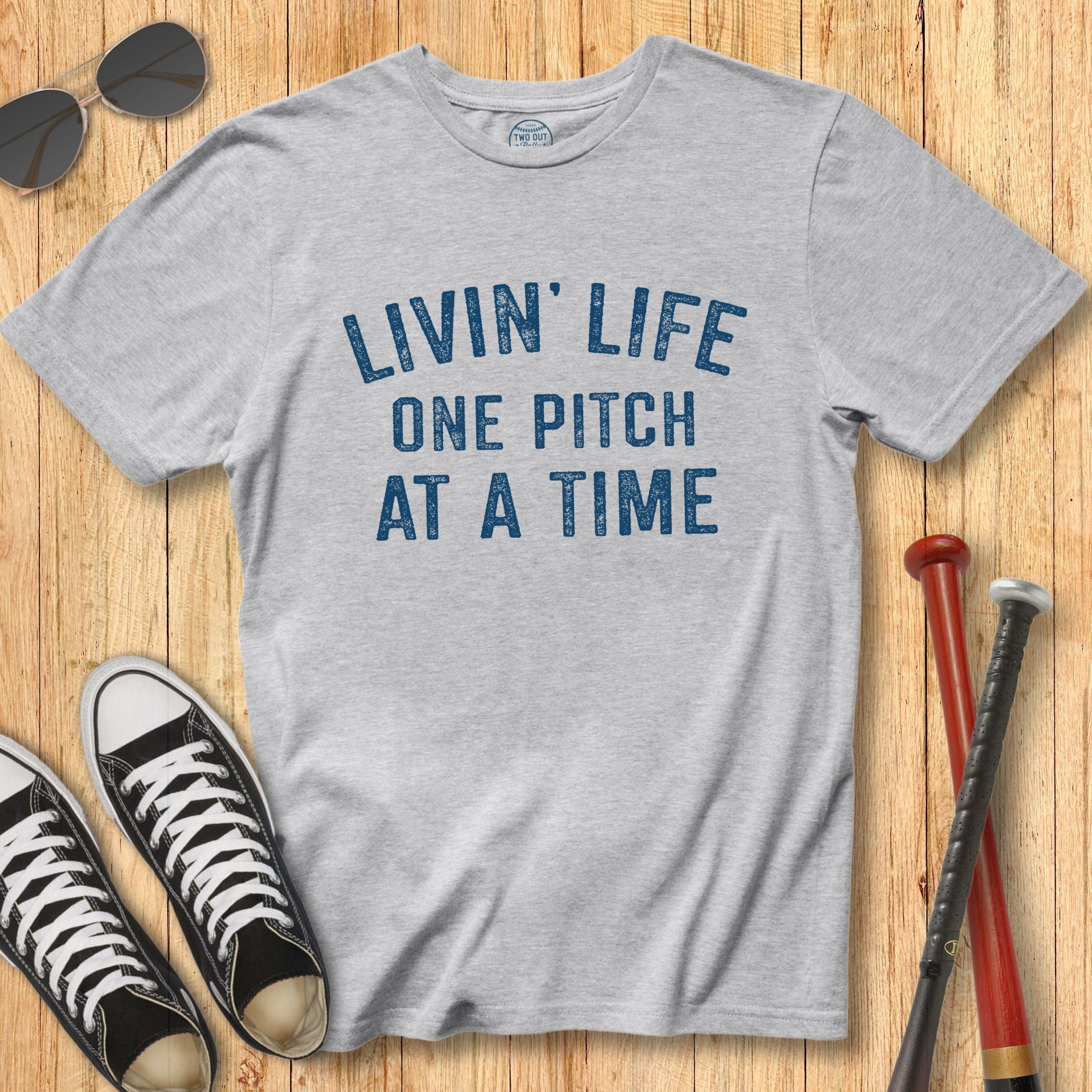 Livin' Life Pitch Stamp Tee