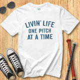 Livin' Life Pitch Stamp Tee