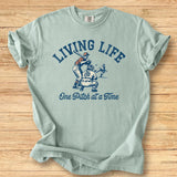 Living Life Batter Premium Tee