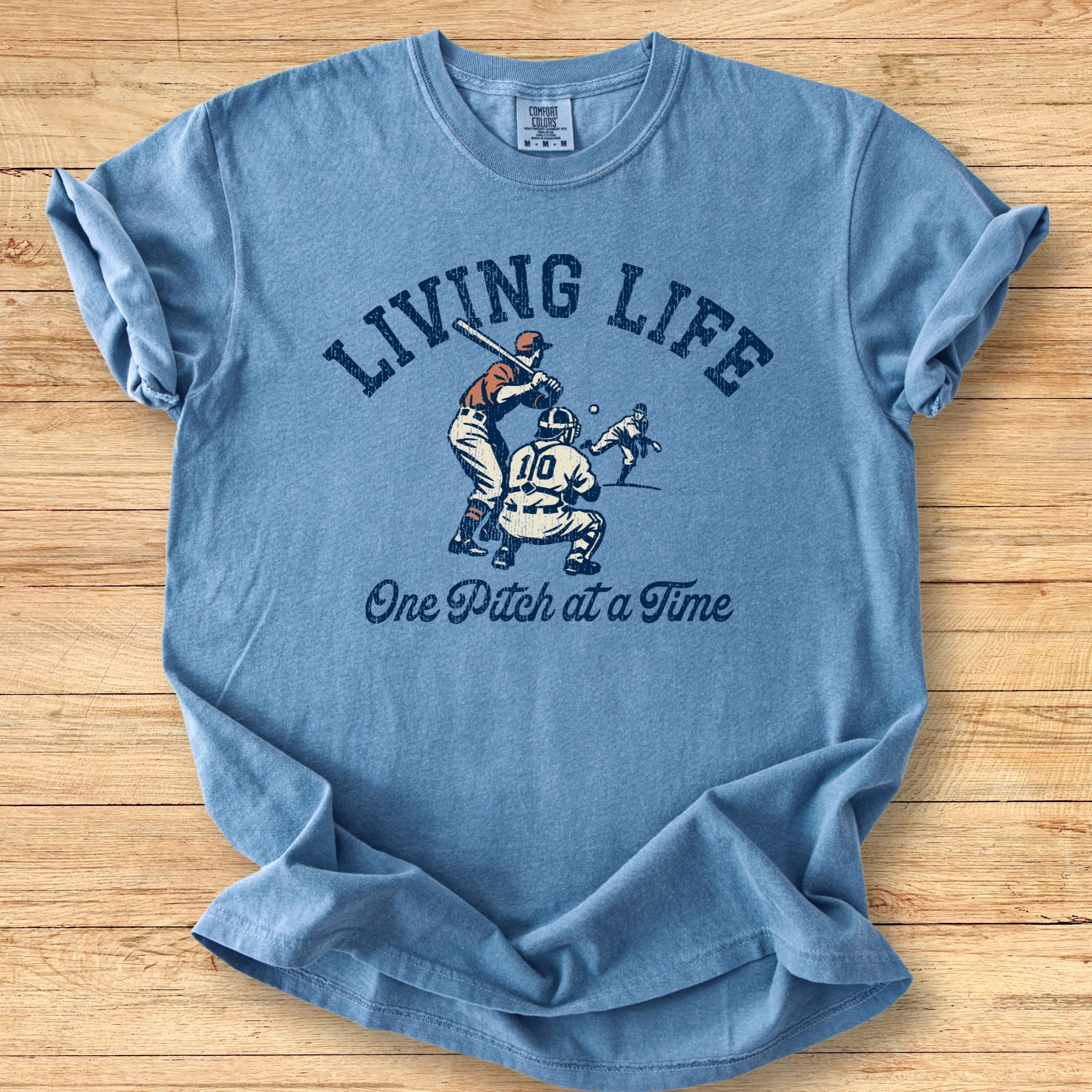 Living Life Batter Premium Tee
