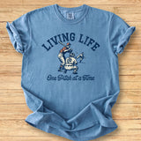 Living Life Batter Premium Tee