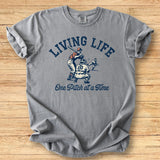 Living Life Batter Premium Tee