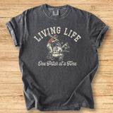 Living Life Batter Premium Tee