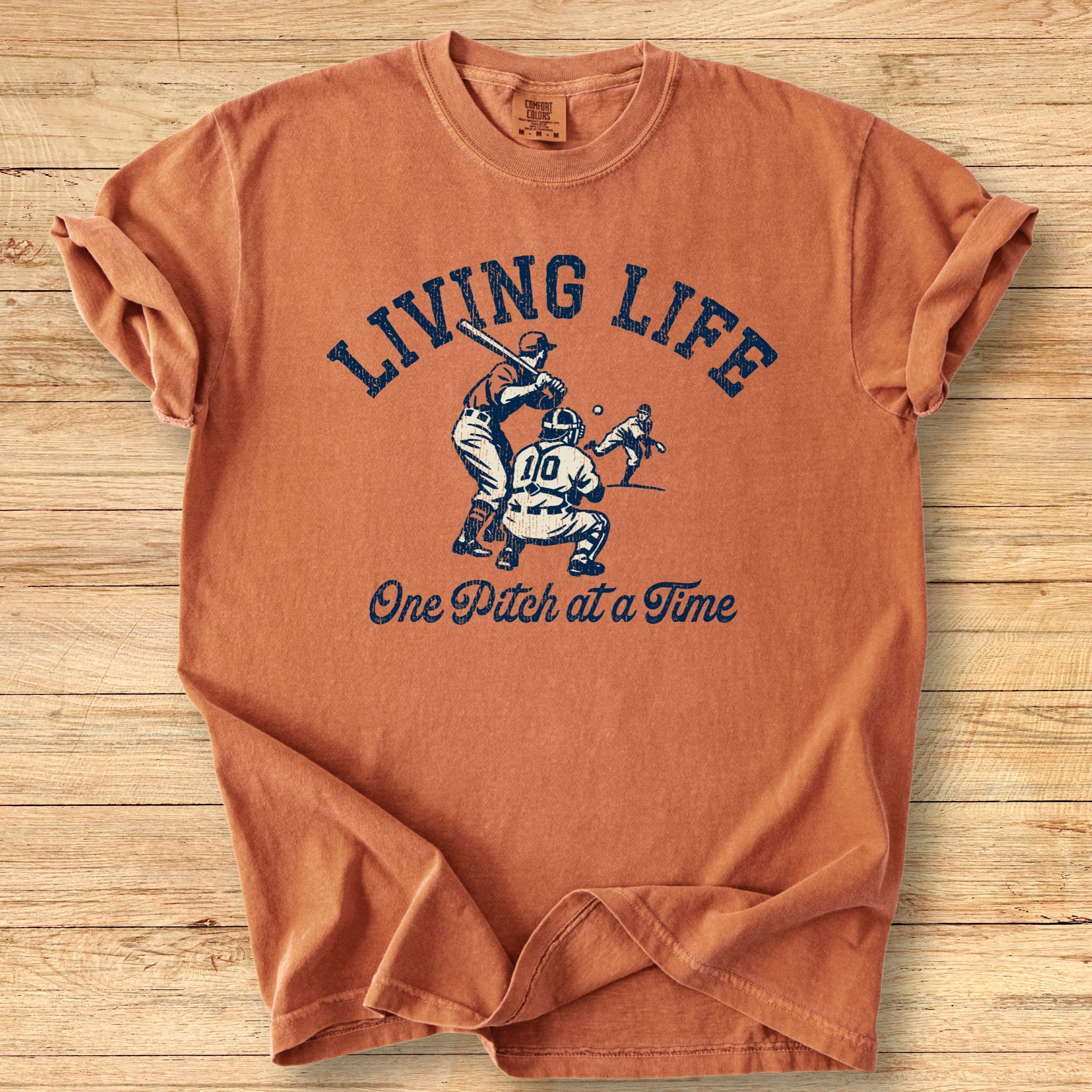 Living Life Batter Premium Tee