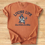 Living Life Batter Premium Tee
