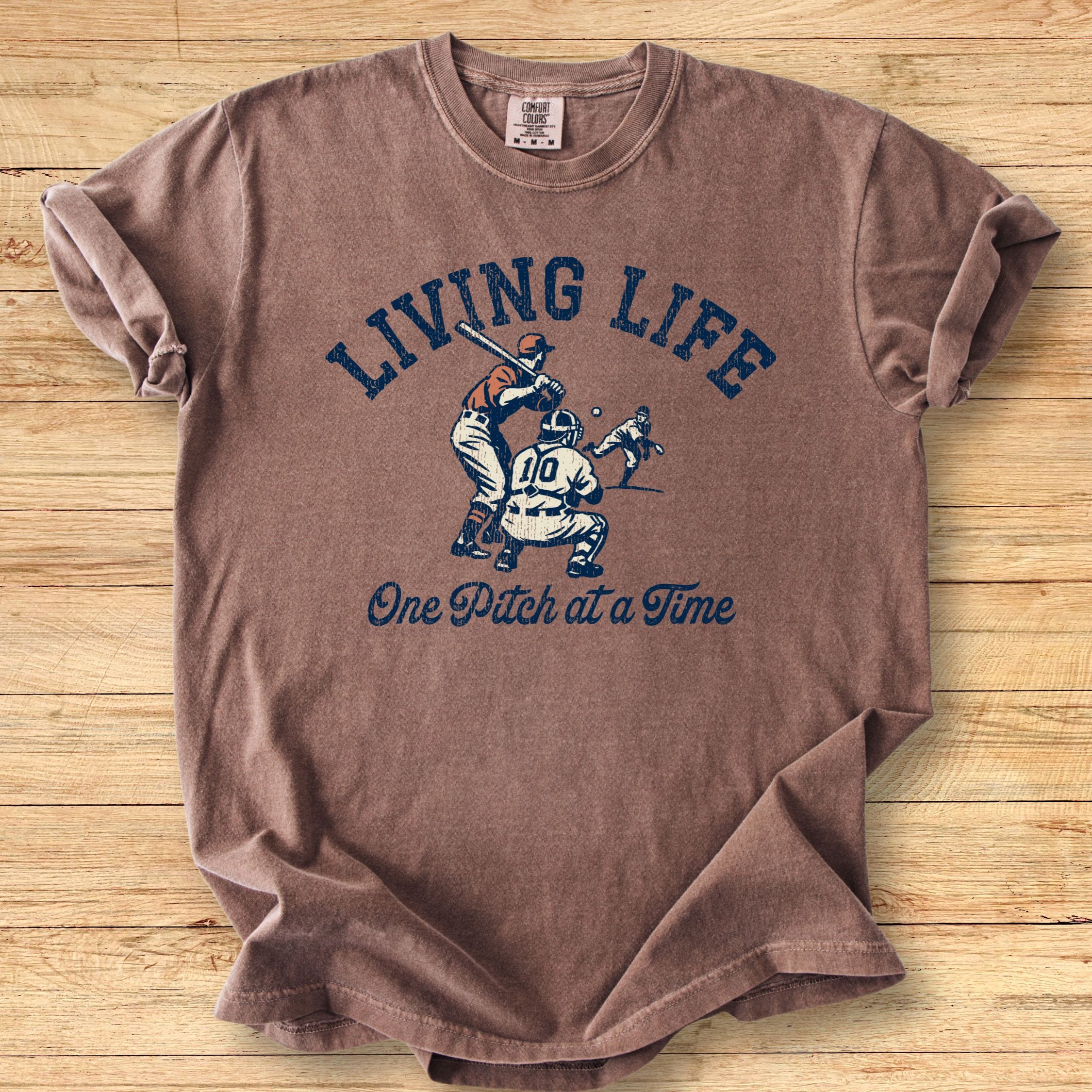 Living Life Batter Premium Tee