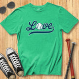 Love Ball Script Tee