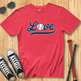Love Ball Script Tee