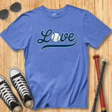 Love Ball Script Tee