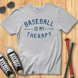 Old School Baseball Therapy Tee