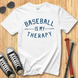 Old School Baseball Therapy Tee
