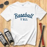 Old School Baseball Y'all Tee