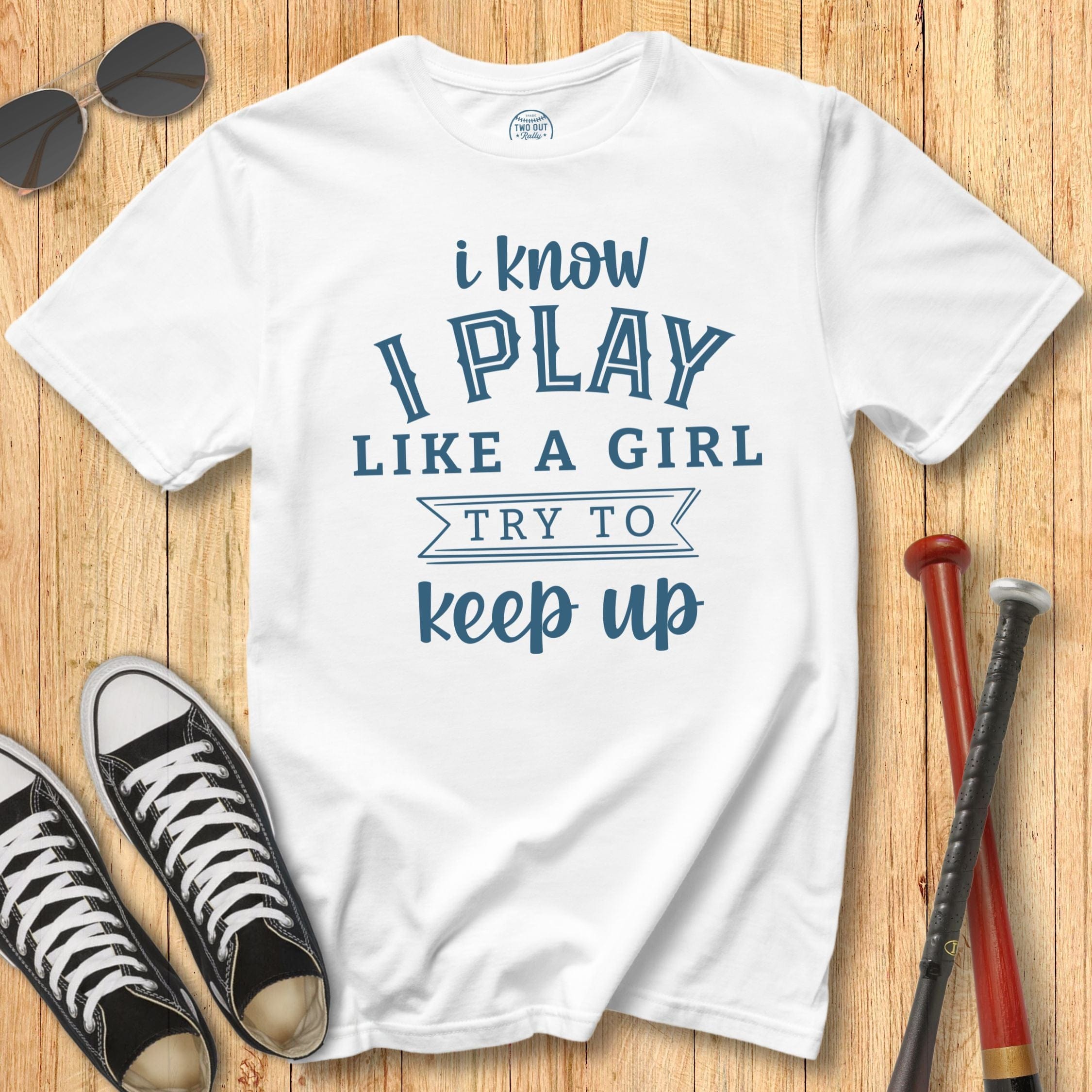 Play Like a Girl Type Tee