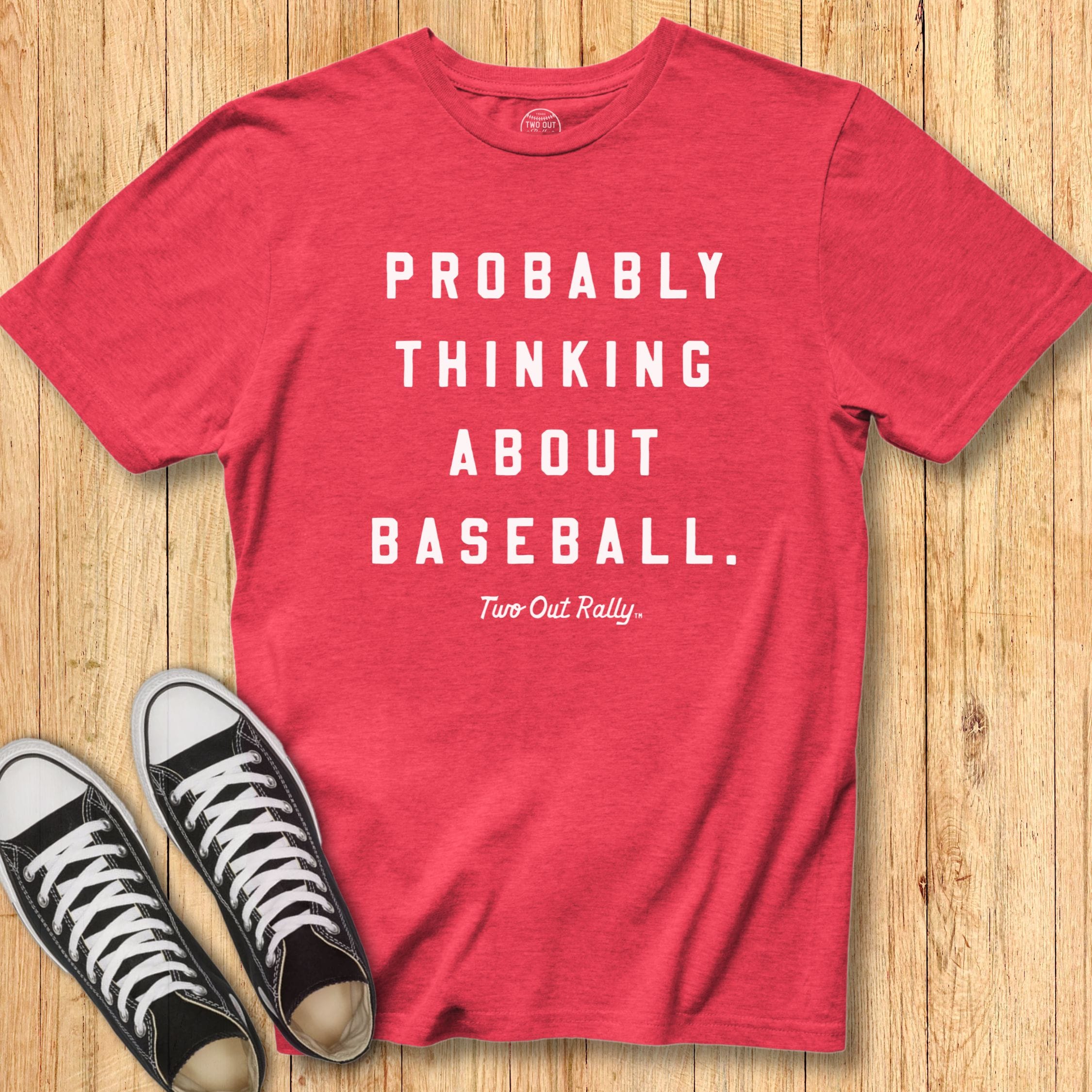Probably Thinking Baseball Tee