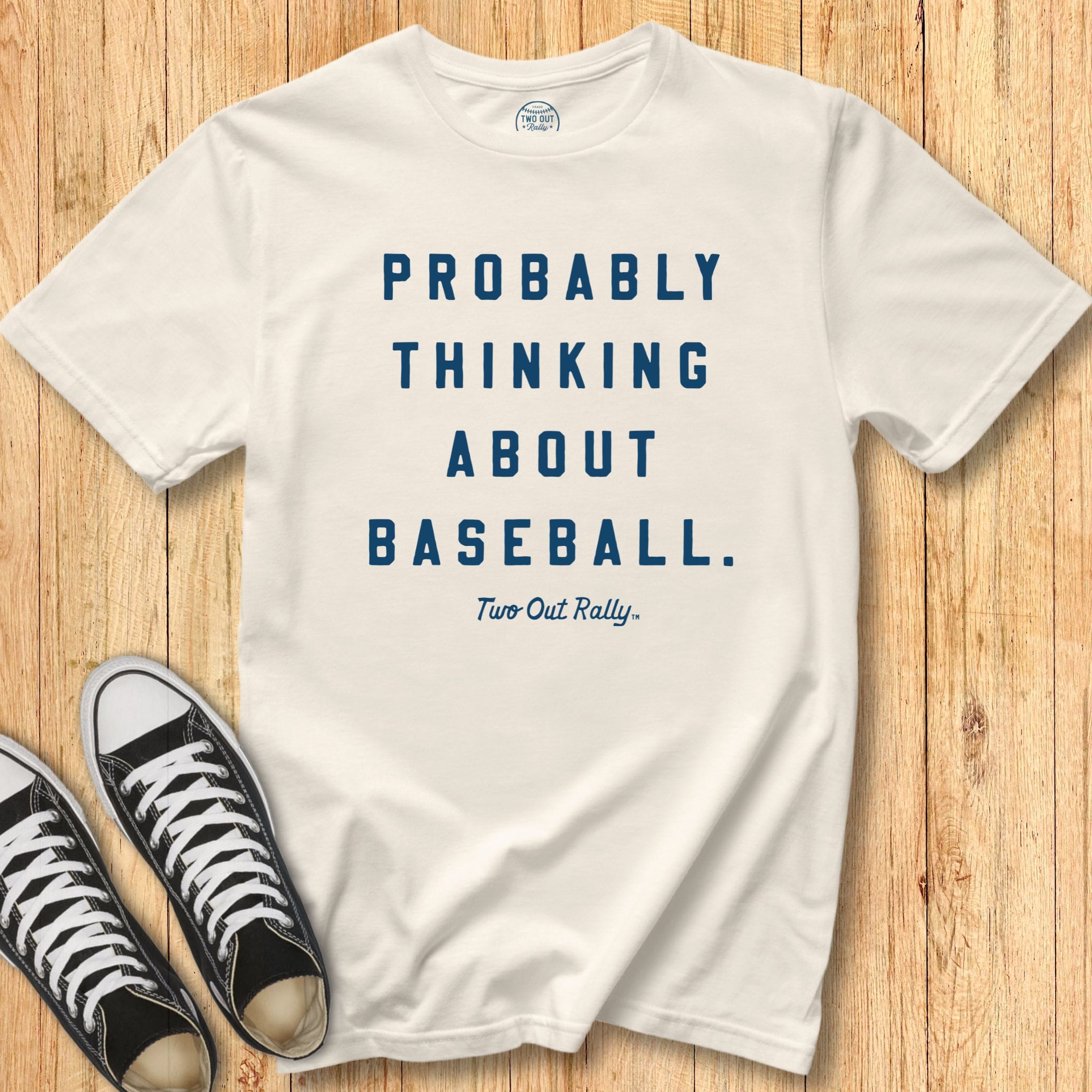 Probably Thinking Baseball Tee