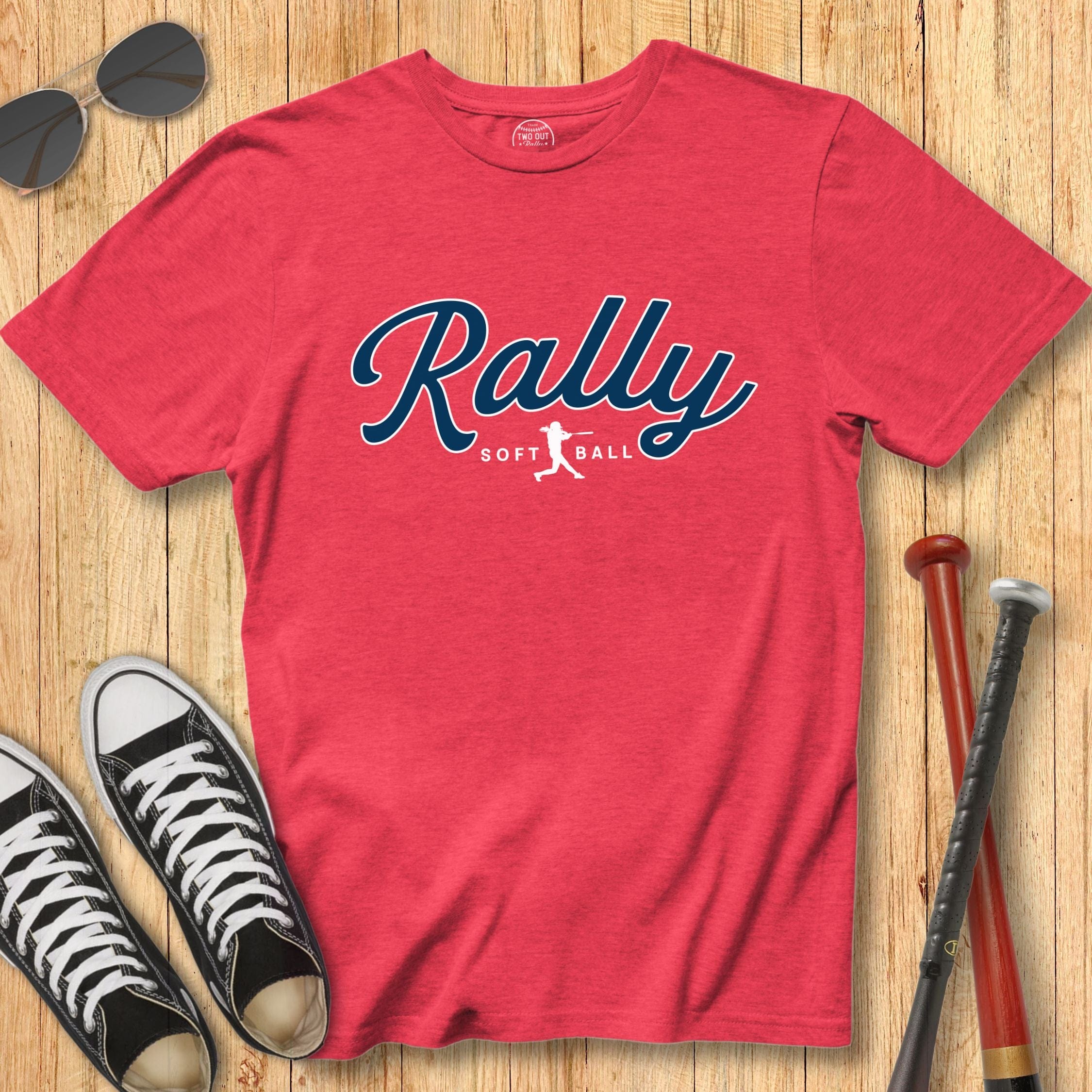 Rally Script Softball Tee