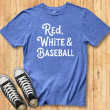 Red White Baseball Tee