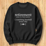 Retirement Baseball Sweatshirt