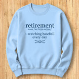 Retirement Baseball Sweatshirt