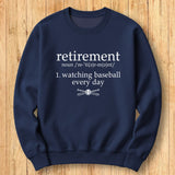 Retirement Baseball Sweatshirt