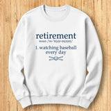Retirement Baseball Sweatshirt