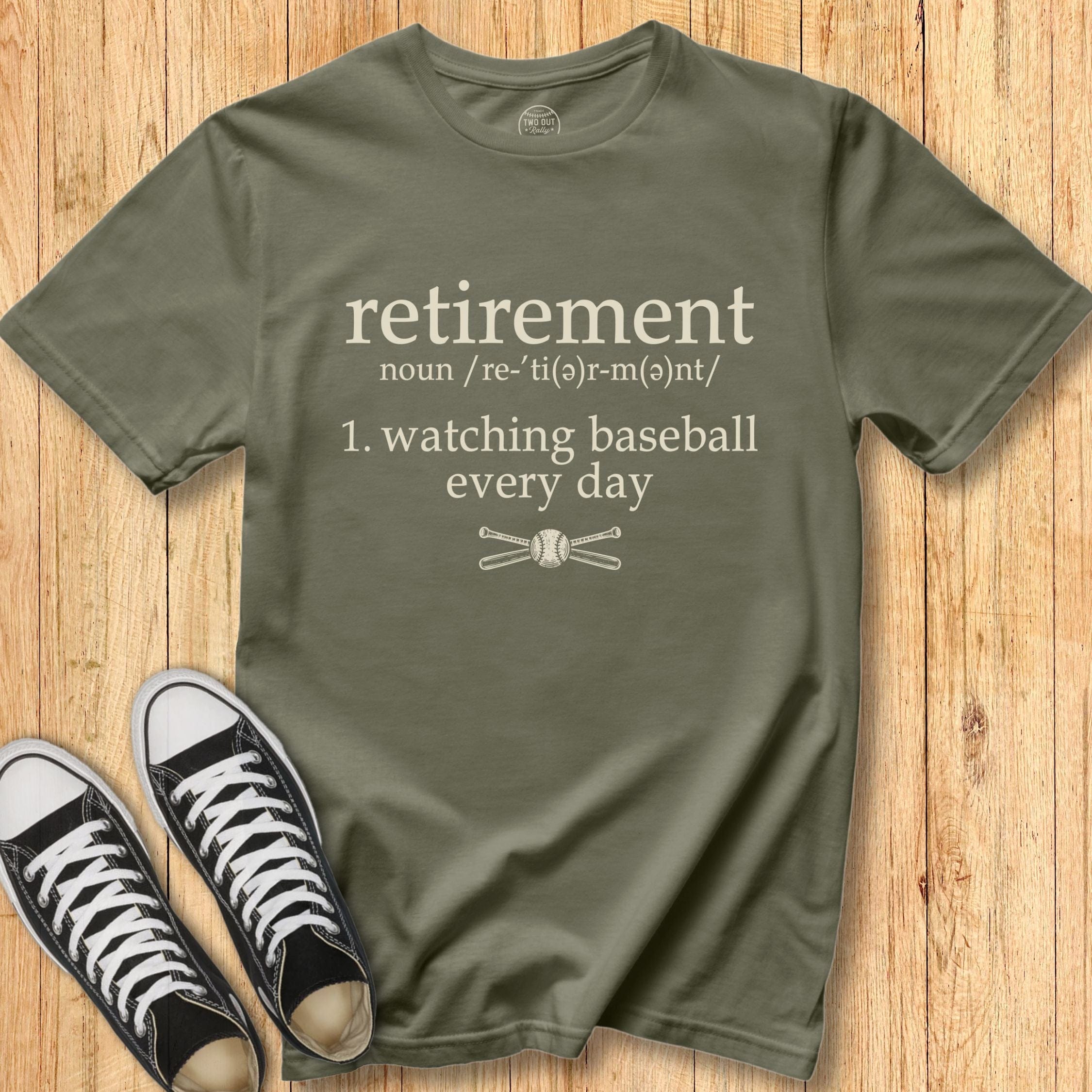 Retirement Baseball Tee