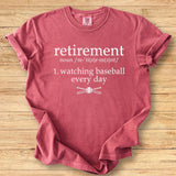 Retirement Baseball Premium Tee