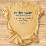 Retirement Baseball Premium Tee