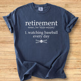 Retirement Baseball Premium Tee