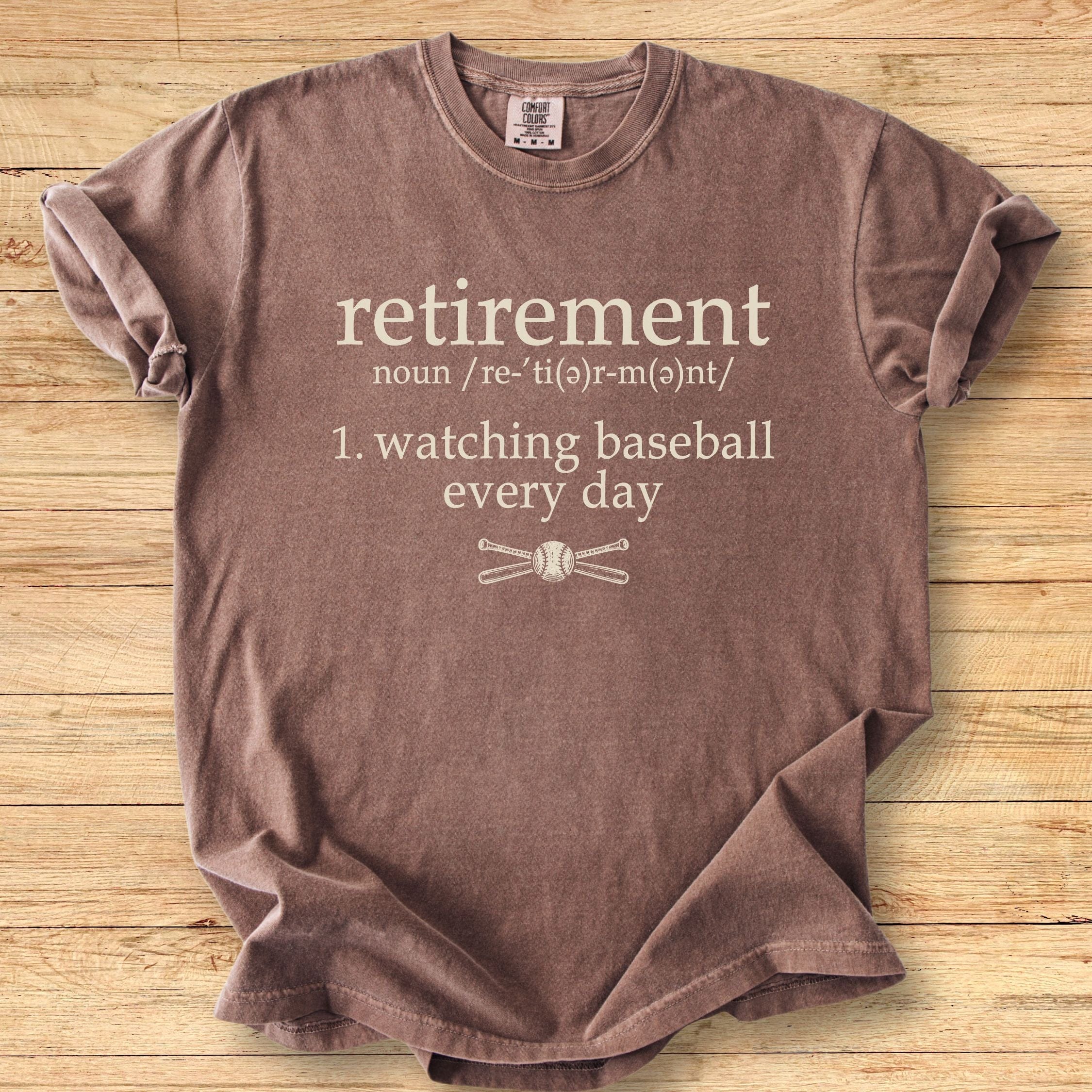 Retirement Baseball Premium Tee