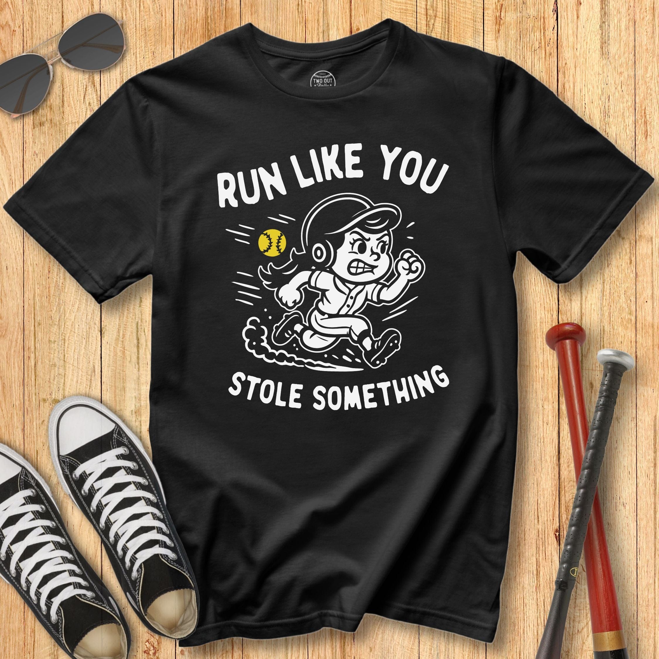 Run Like Girl Mascot Tee