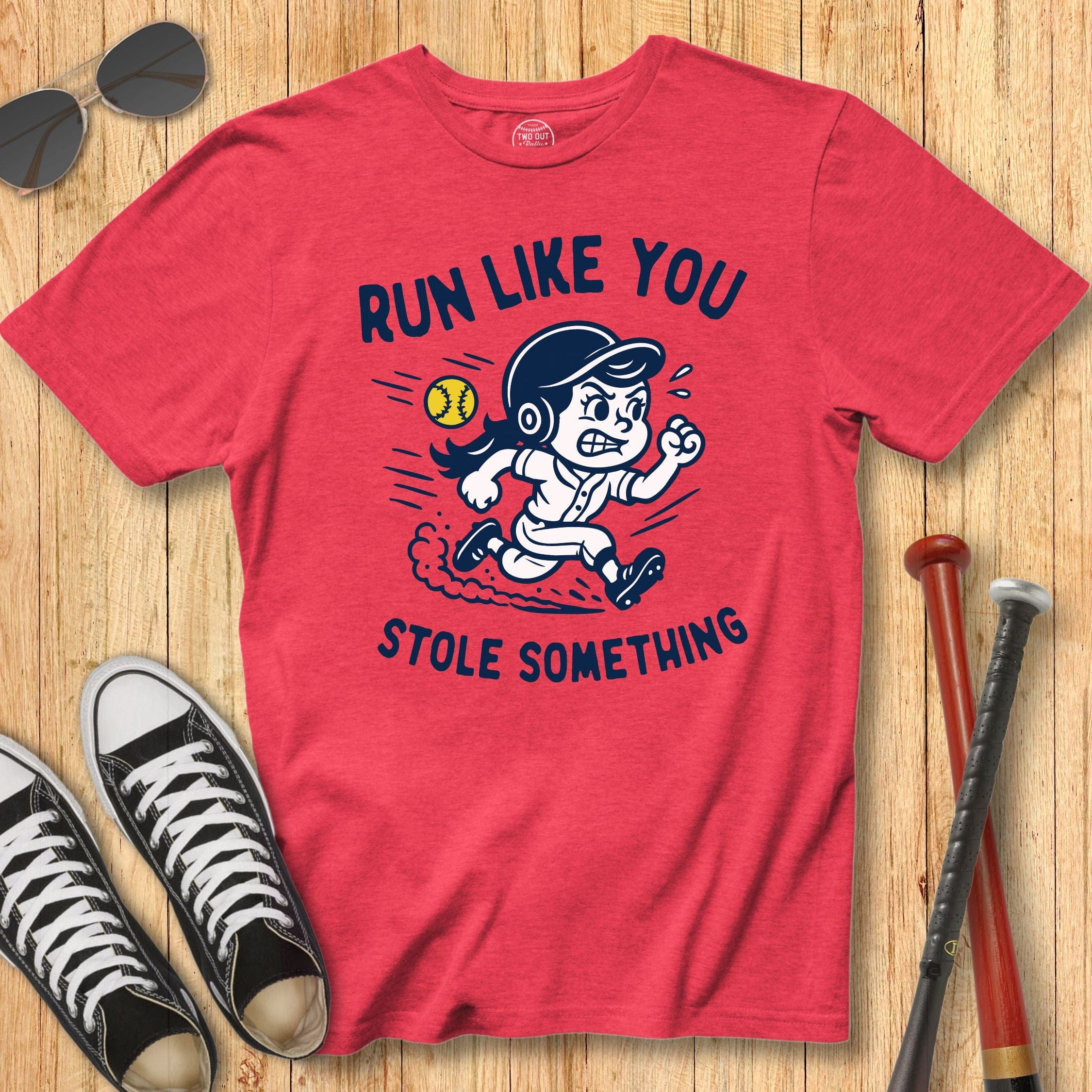 Run Like Girl Mascot Tee