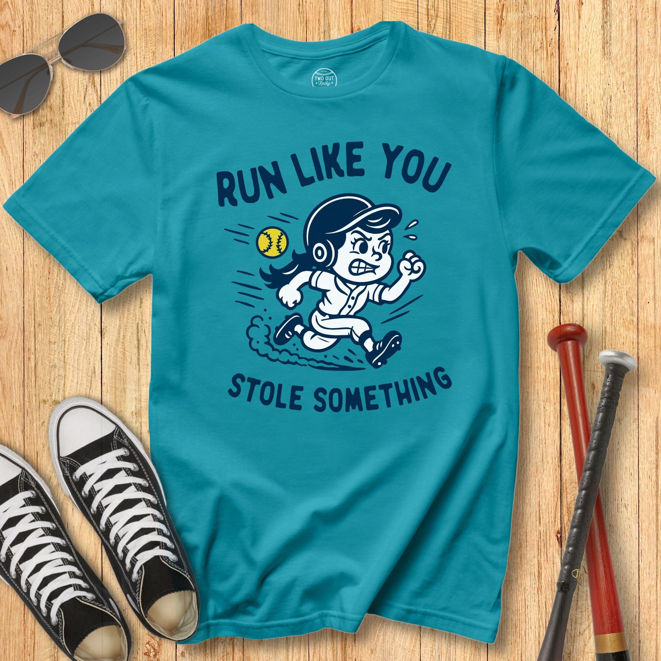 Run Like Girl Mascot Tee